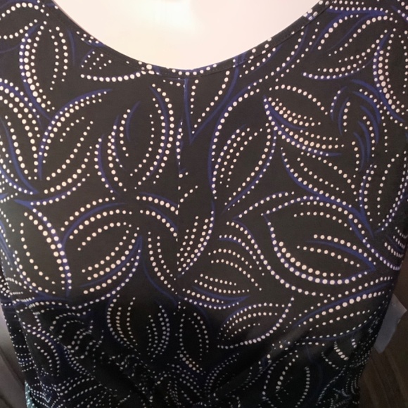 Investments plus size 3X  black blue soft casual - Picture 2 of 5